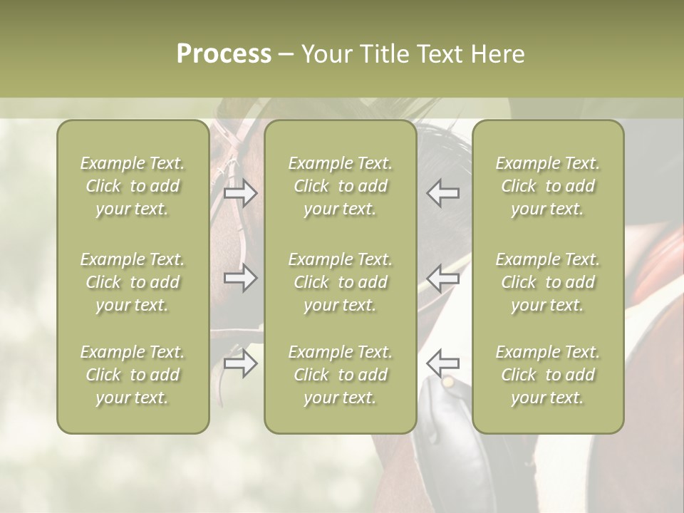 Exhibition Event Saddle PowerPoint Template