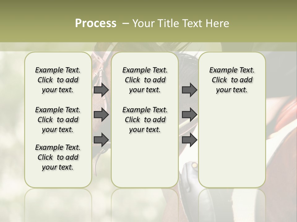 Exhibition Event Saddle PowerPoint Template