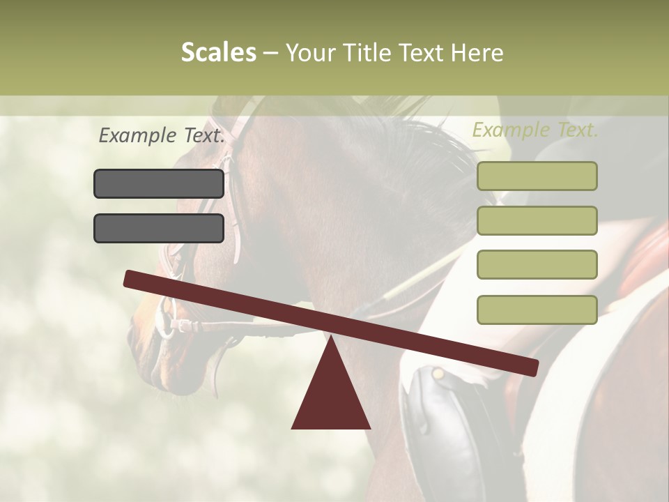 Exhibition Event Saddle PowerPoint Template