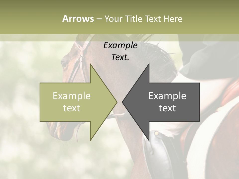 Exhibition Event Saddle PowerPoint Template
