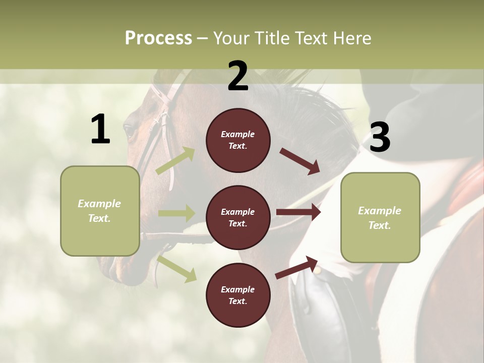 Exhibition Event Saddle PowerPoint Template