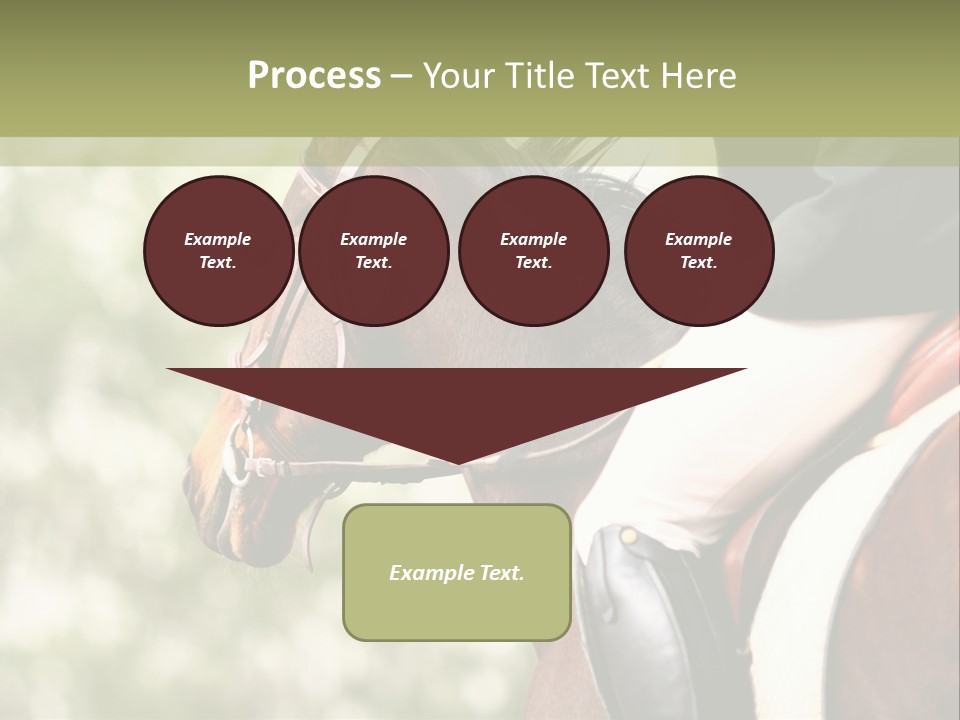 Exhibition Event Saddle PowerPoint Template