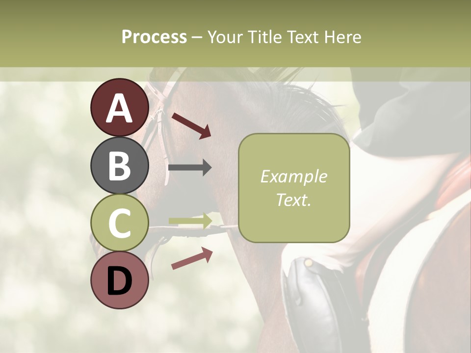 Exhibition Event Saddle PowerPoint Template