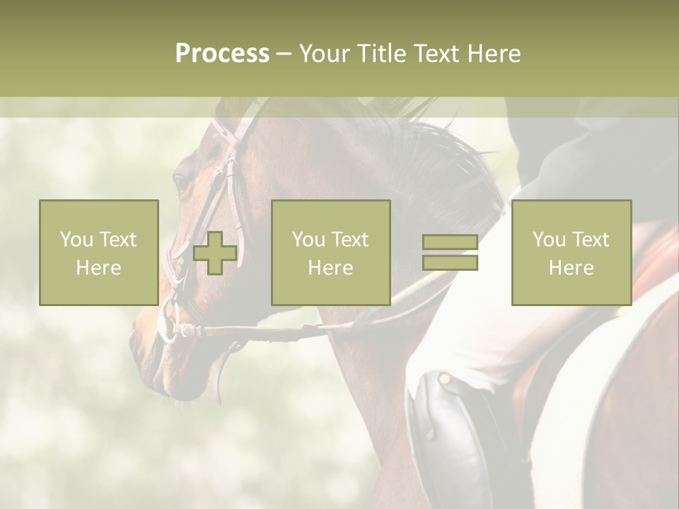 Exhibition Event Saddle PowerPoint Template
