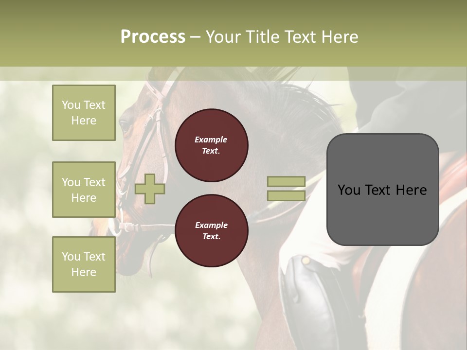 Exhibition Event Saddle PowerPoint Template