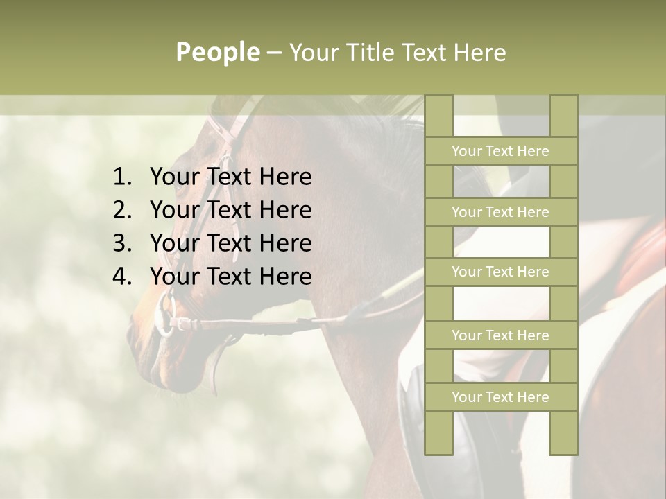 Exhibition Event Saddle PowerPoint Template