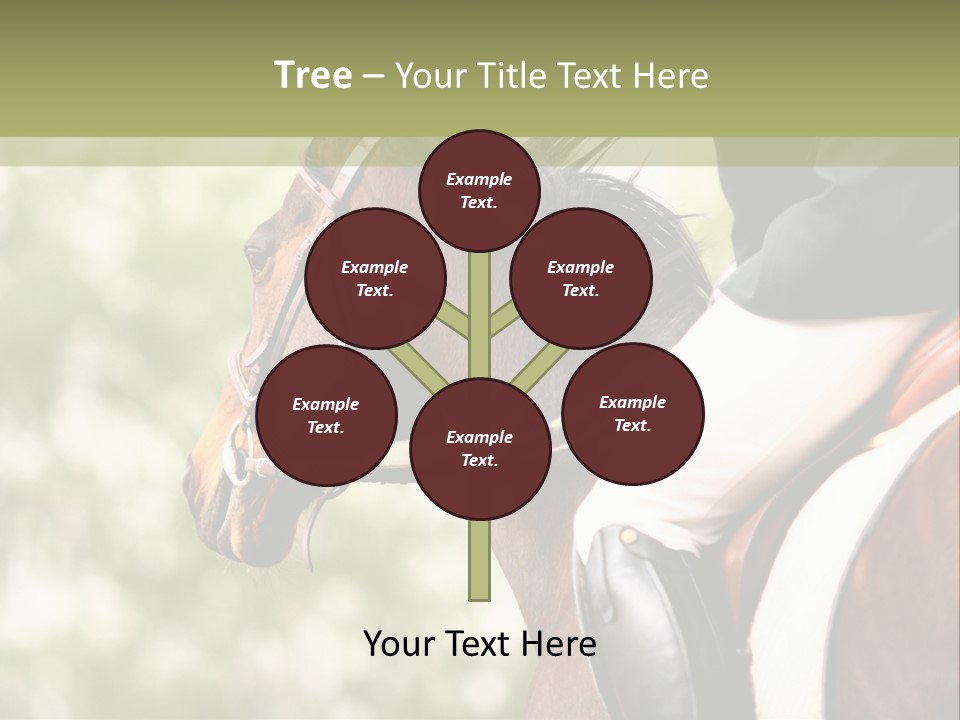 Exhibition Event Saddle PowerPoint Template