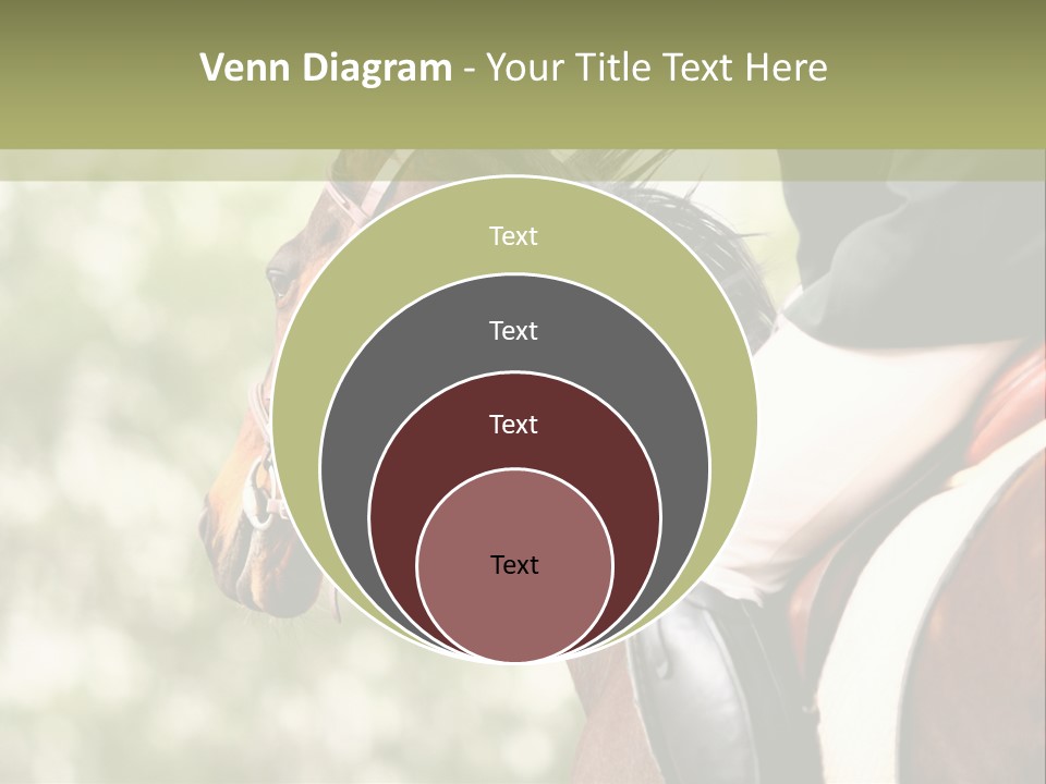 Exhibition Event Saddle PowerPoint Template