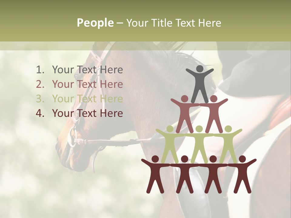 Exhibition Event Saddle PowerPoint Template