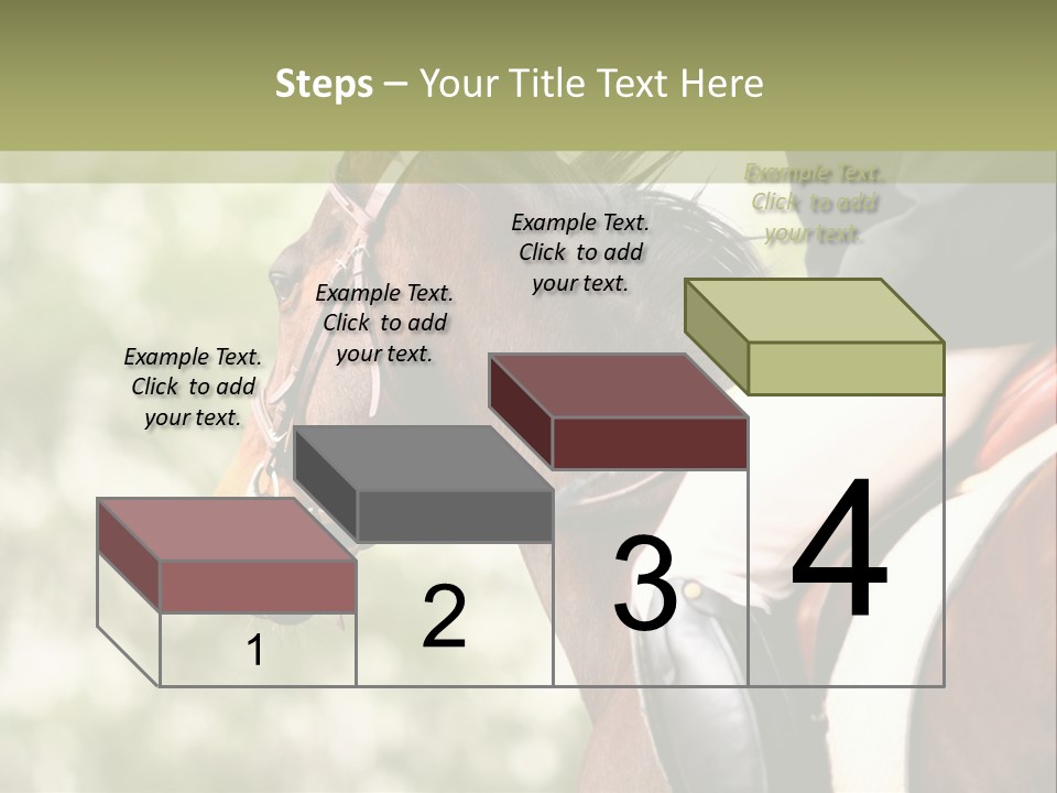 Exhibition Event Saddle PowerPoint Template