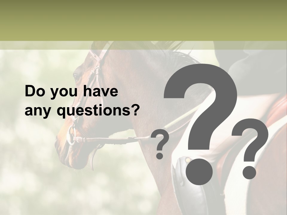 Exhibition Event Saddle PowerPoint Template