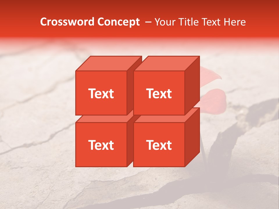 Surface Fresh Crack PowerPoint Template