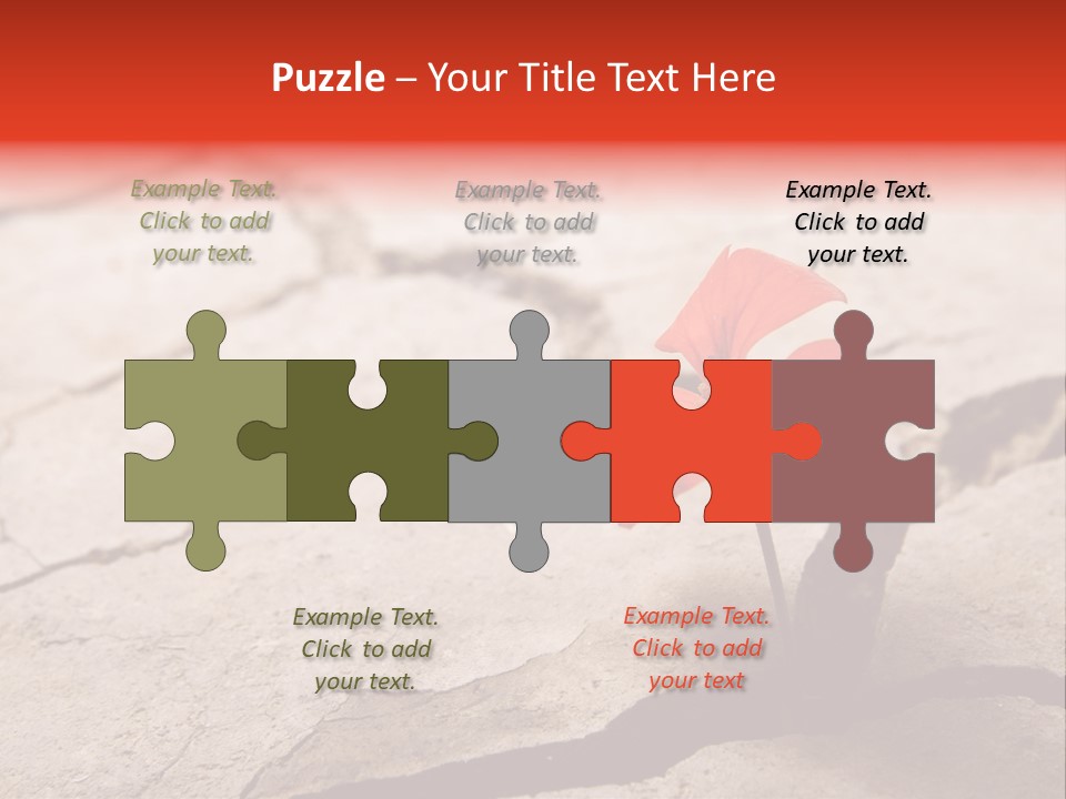 Surface Fresh Crack PowerPoint Template