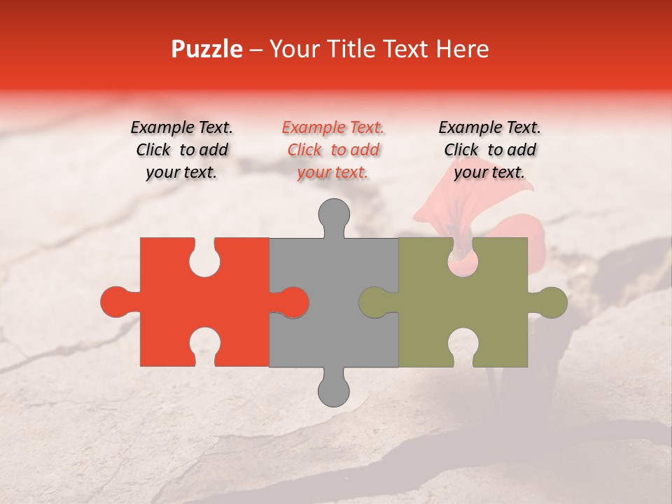 Surface Fresh Crack PowerPoint Template