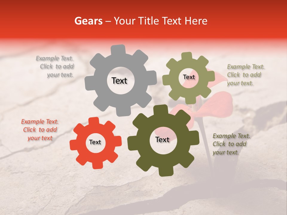 Surface Fresh Crack PowerPoint Template