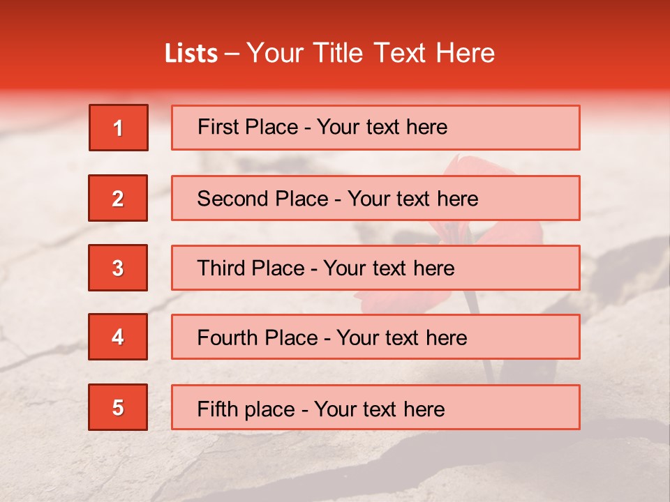 Surface Fresh Crack PowerPoint Template