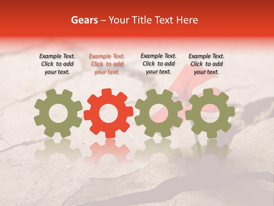 Surface Fresh Crack PowerPoint Template