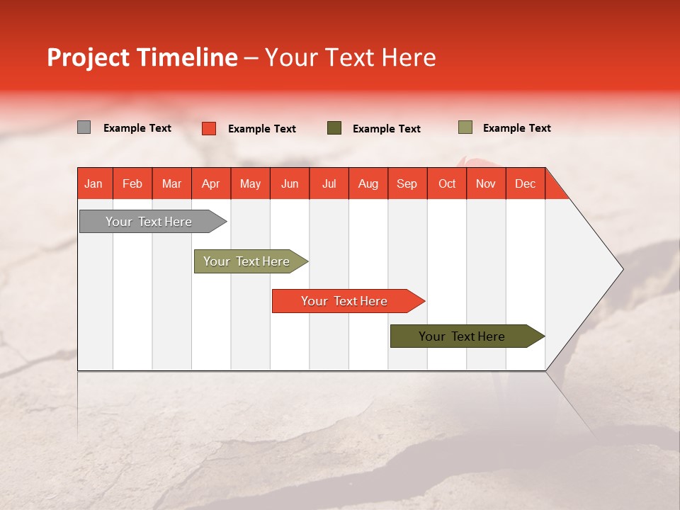 Surface Fresh Crack PowerPoint Template