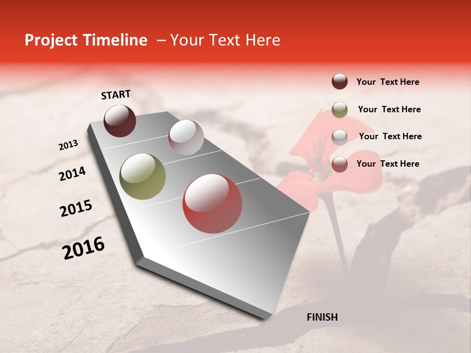 Surface Fresh Crack PowerPoint Template