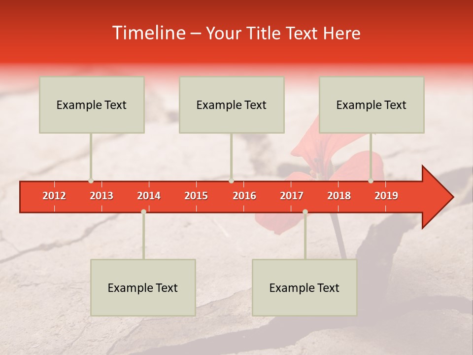 Surface Fresh Crack PowerPoint Template