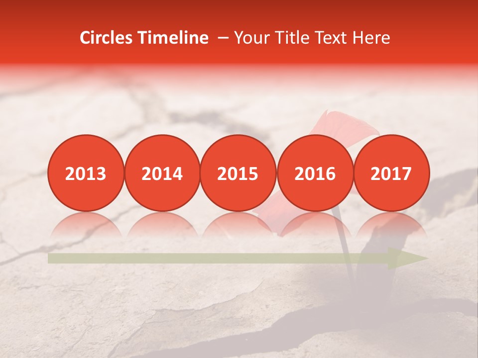 Surface Fresh Crack PowerPoint Template