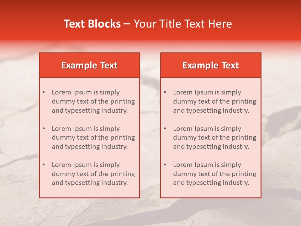 Surface Fresh Crack PowerPoint Template