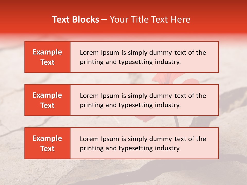 Surface Fresh Crack PowerPoint Template