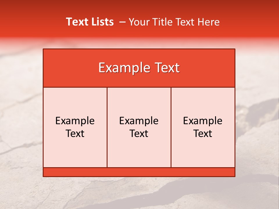 Surface Fresh Crack PowerPoint Template