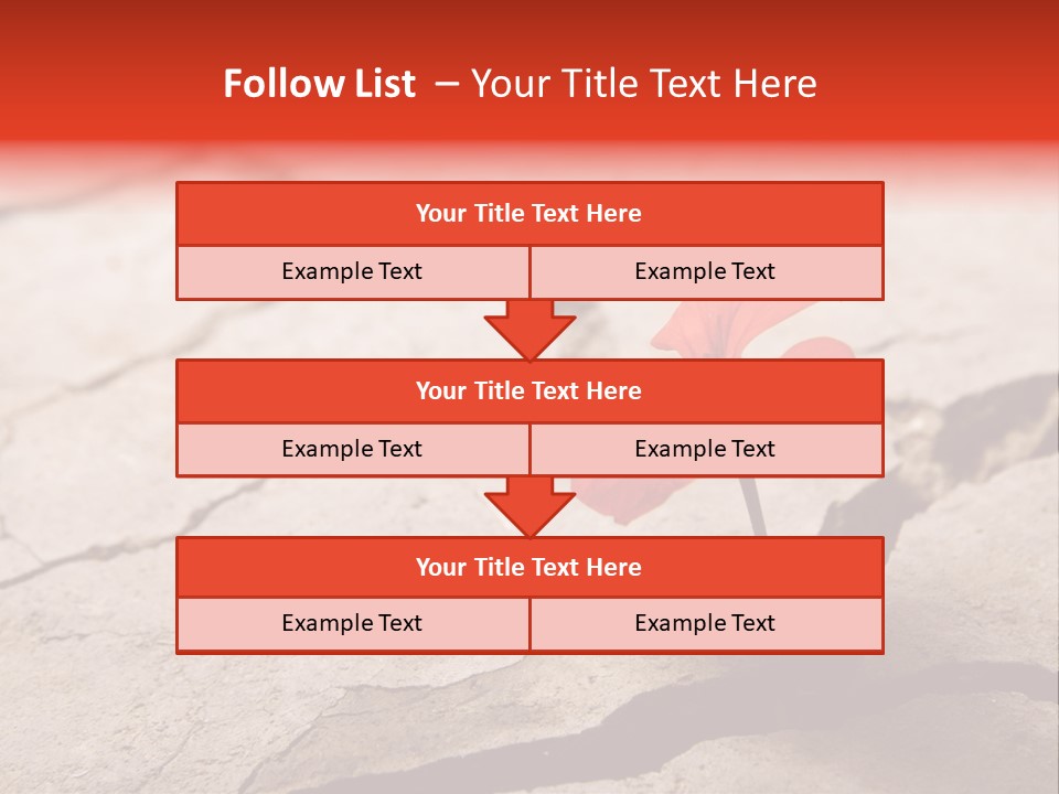 Surface Fresh Crack PowerPoint Template