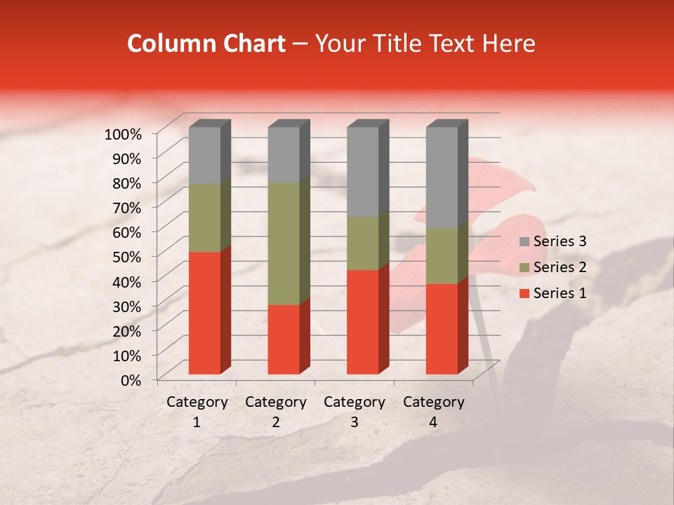 Surface Fresh Crack PowerPoint Template