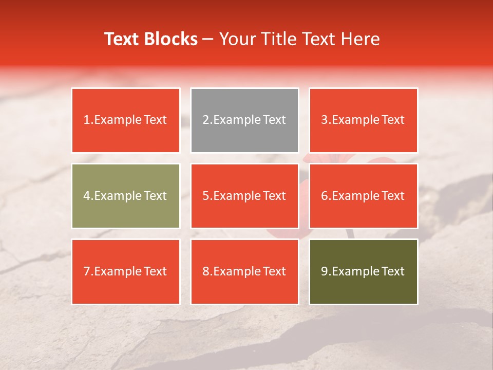 Surface Fresh Crack PowerPoint Template