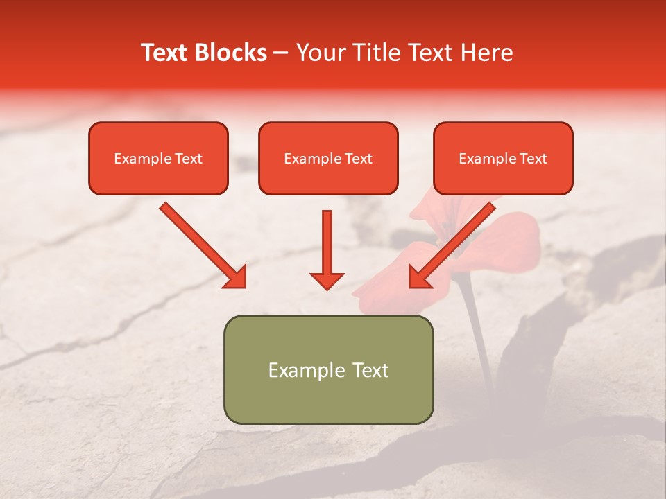 Surface Fresh Crack PowerPoint Template