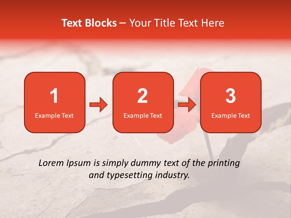 Surface Fresh Crack PowerPoint Template