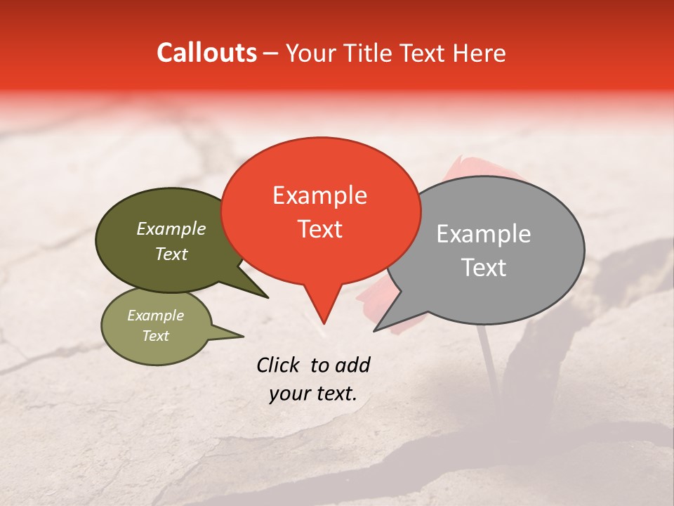 Surface Fresh Crack PowerPoint Template