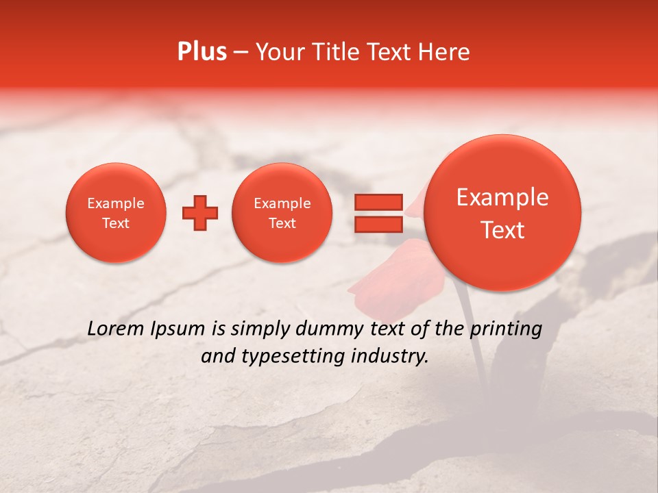 Surface Fresh Crack PowerPoint Template