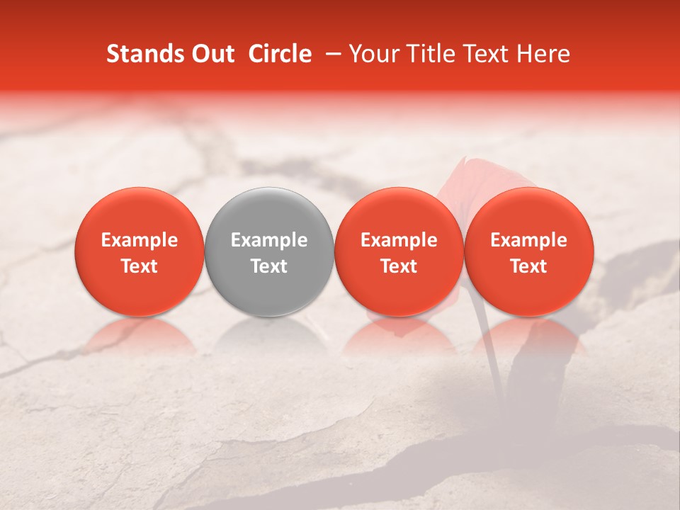 Surface Fresh Crack PowerPoint Template