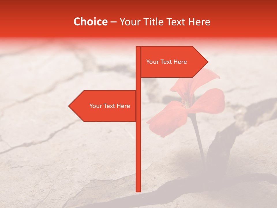 Surface Fresh Crack PowerPoint Template