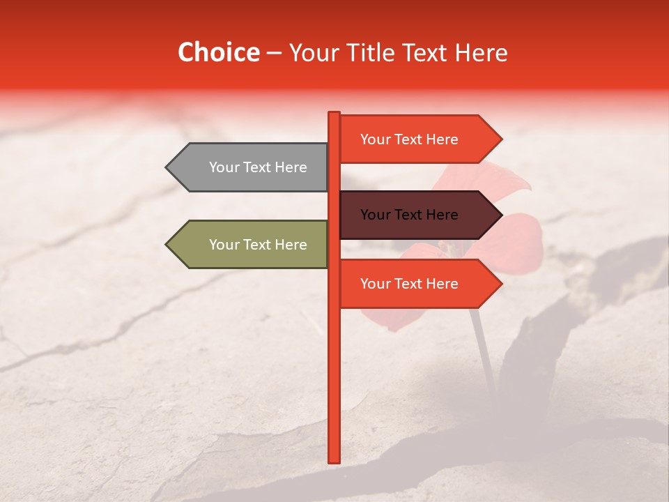 Surface Fresh Crack PowerPoint Template