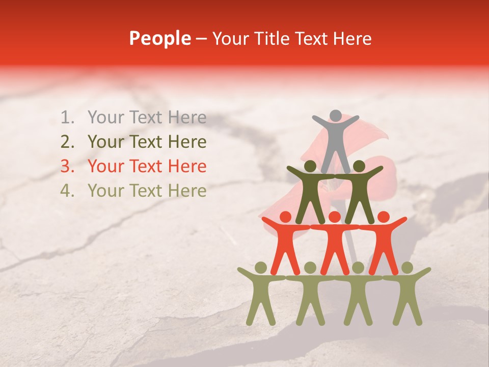 Surface Fresh Crack PowerPoint Template