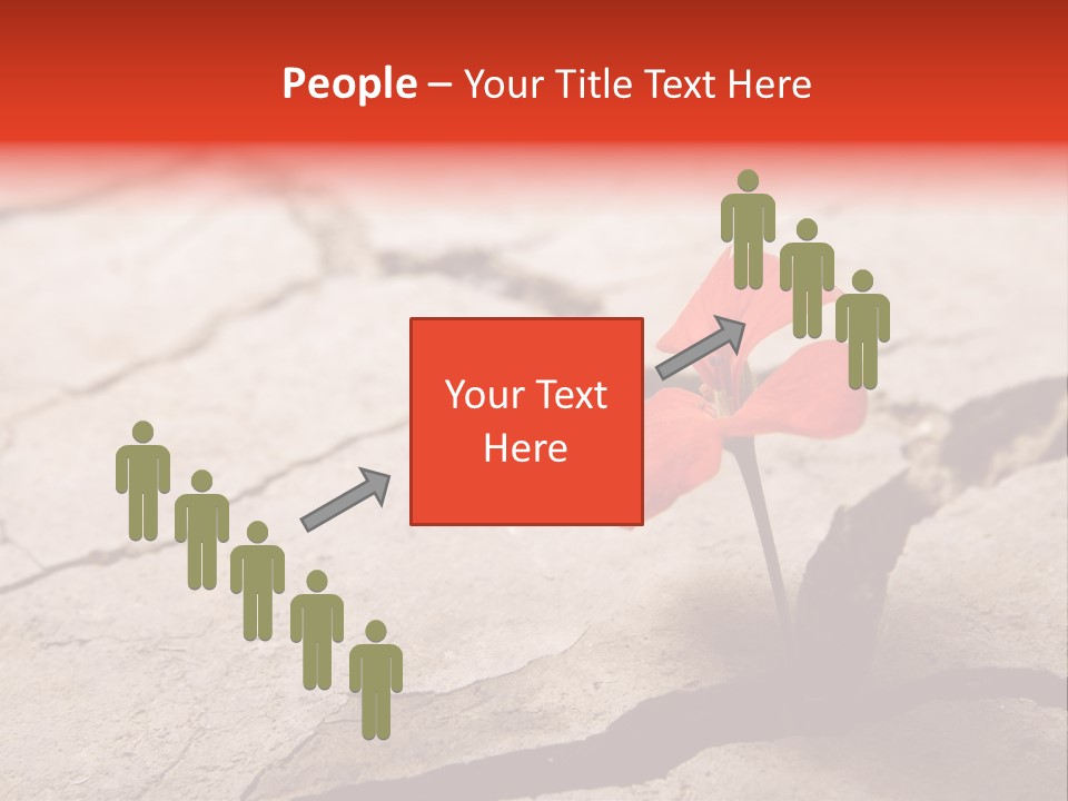 Surface Fresh Crack PowerPoint Template