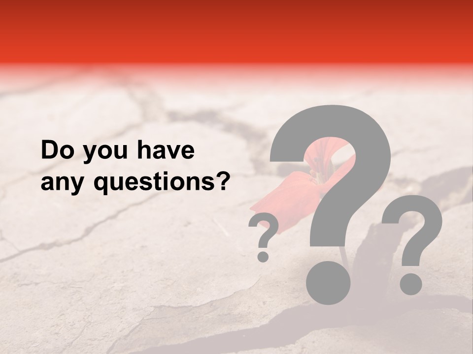 Surface Fresh Crack PowerPoint Template