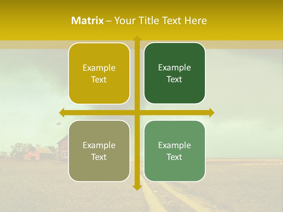 Wind Spout Storm PowerPoint Template