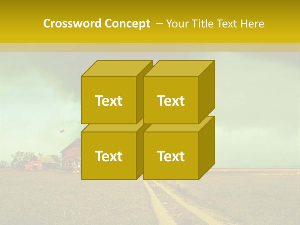 Wind Spout Storm PowerPoint Template