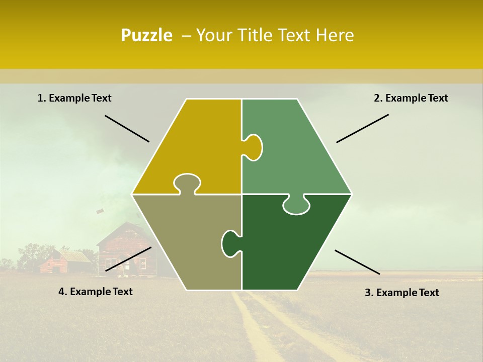 Wind Spout Storm PowerPoint Template