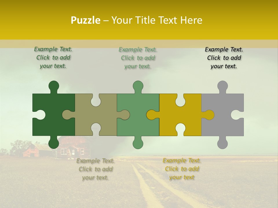 Wind Spout Storm PowerPoint Template