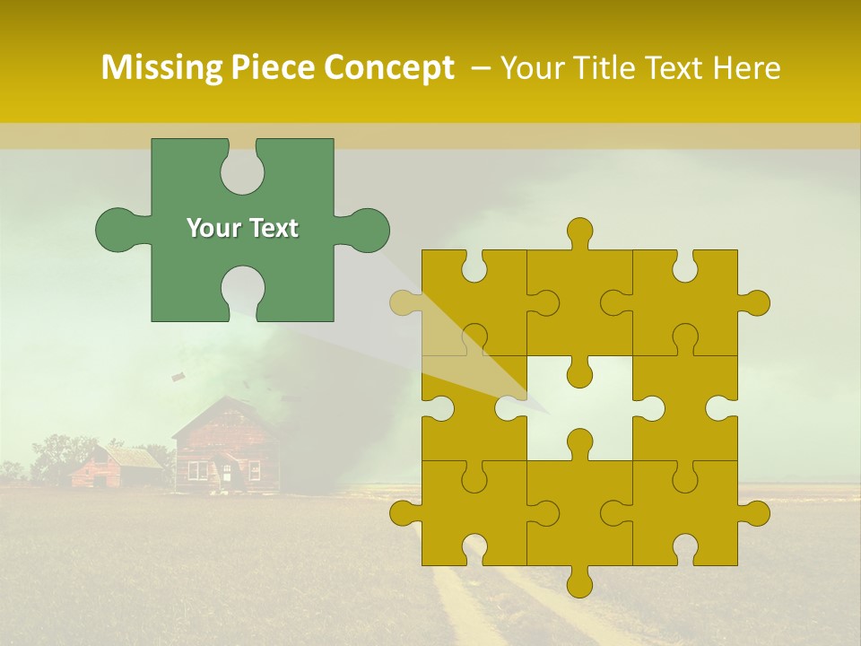 Wind Spout Storm PowerPoint Template