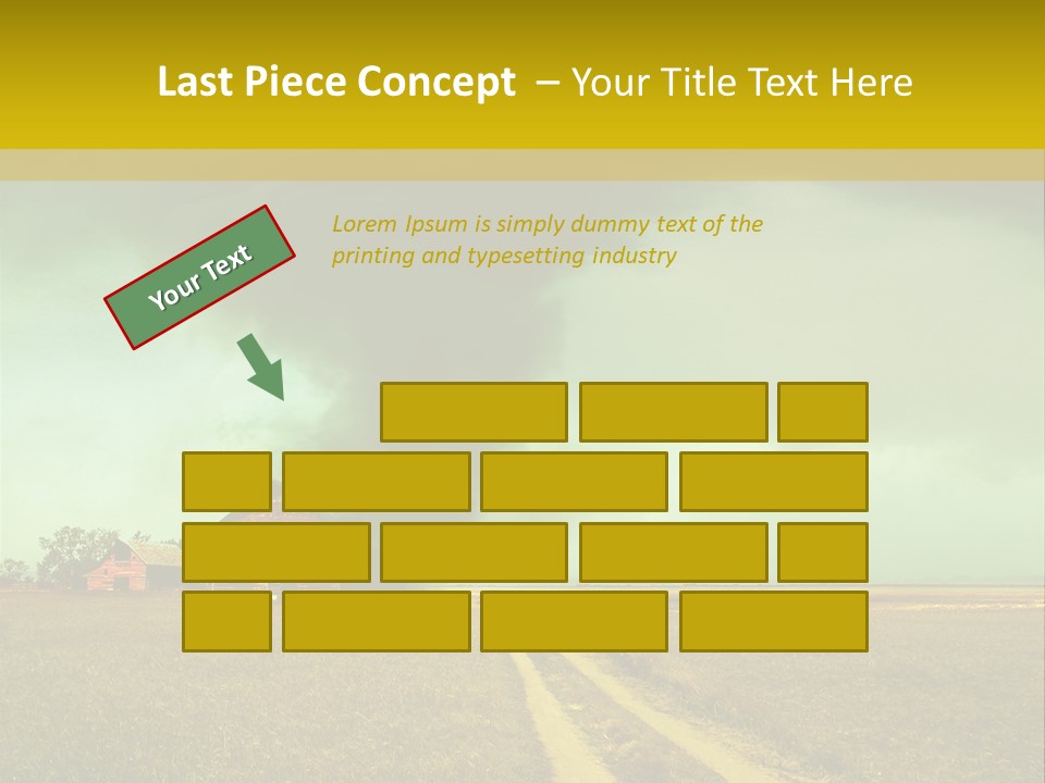 Wind Spout Storm PowerPoint Template