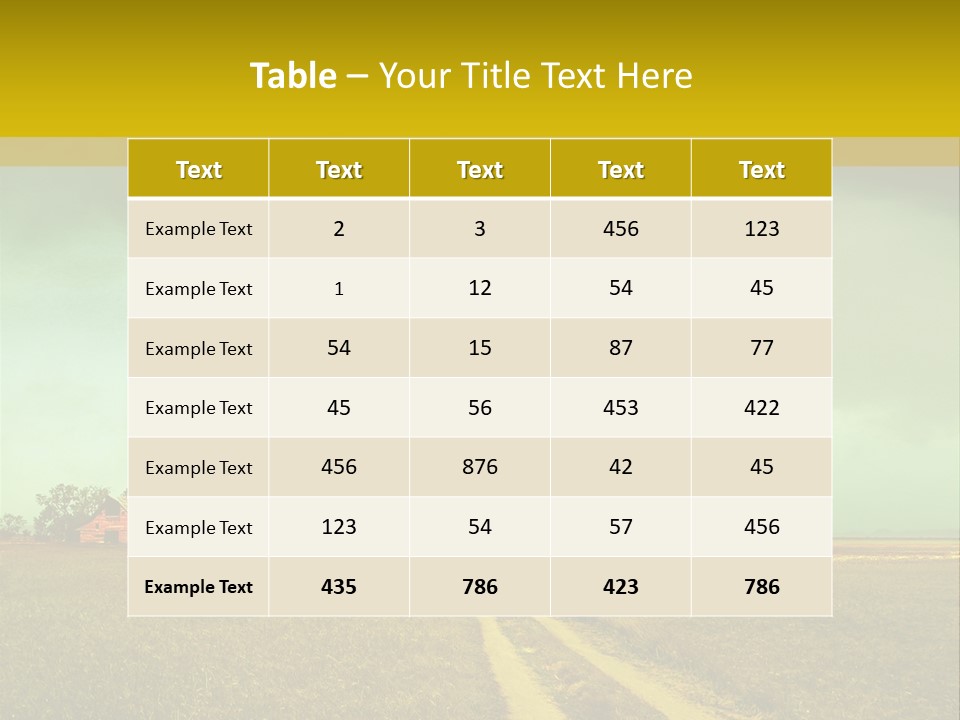 Wind Spout Storm PowerPoint Template
