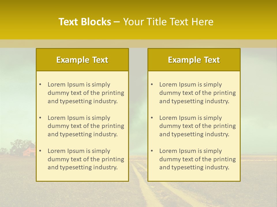 Wind Spout Storm PowerPoint Template