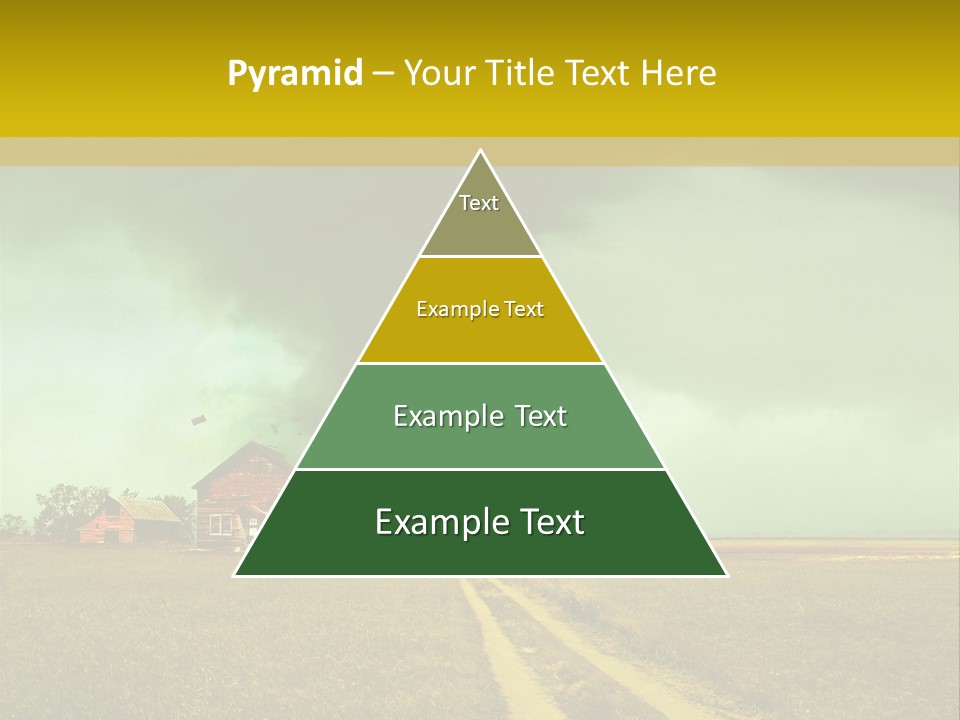 Wind Spout Storm PowerPoint Template